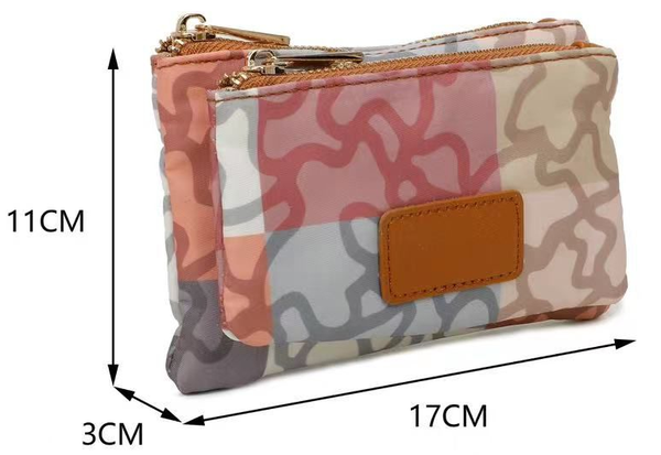 BOLSO CARTERA 2CREMALLERAS OSITOS 17x11cm