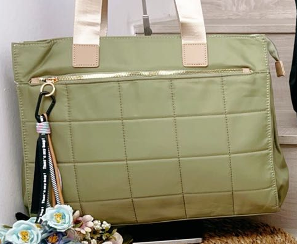 -BOLSO ACOLCHADO LISO 41x32cm