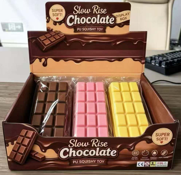 SQUISHY CHOCOLATE EXPOSITOR (12)