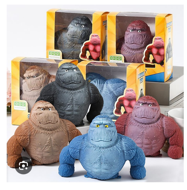 SQUISHY ESTIRABLE GORILA CAJA