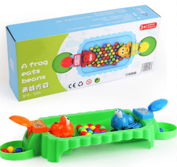 JUEGO MESA RANAS TRAGABOLAS 2JUGADORES