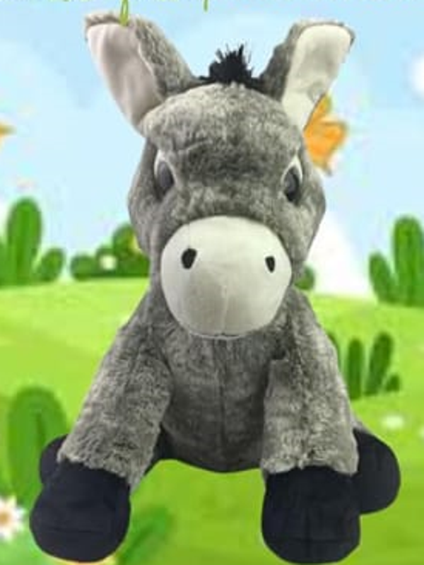 PELUCHE BURRITO SENTADO 30cm