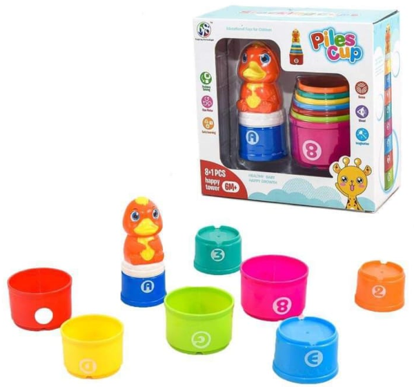 JUEGO BEBE CUBOS APILABLES 9pz CAJA
