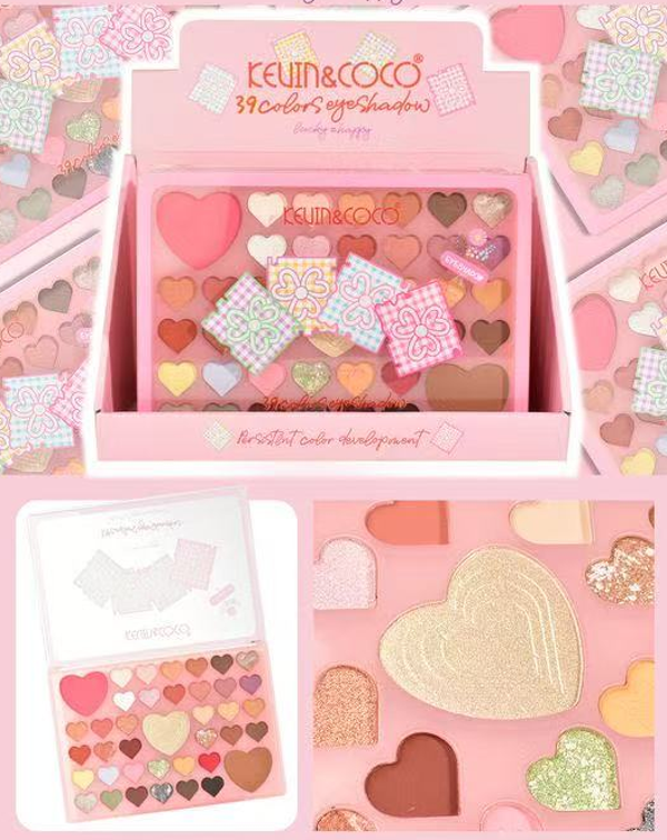 PALETA SOMBRAS OJOS 39COLORES KEVIN & COCO
