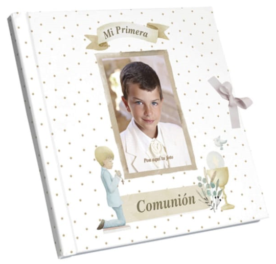 LIBRO FIRMAS COMUNION LAZO NIÑO
