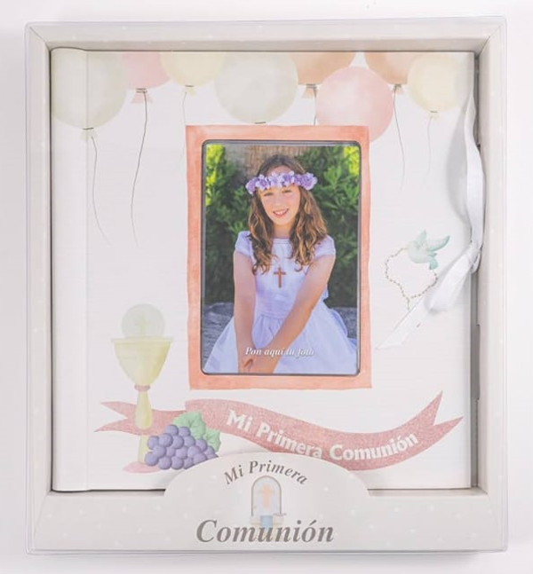 LIBRO FIRMAS COMUNION LAZO NIÑA