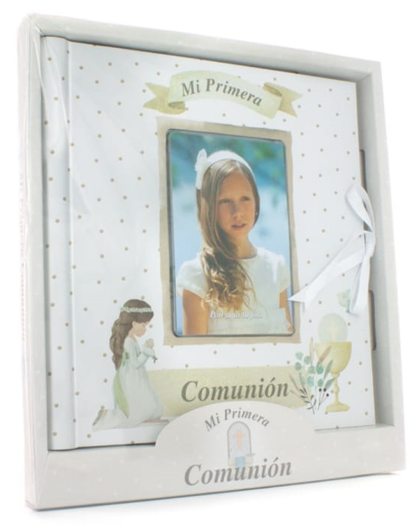 LIBRO FIRMAS COMUNION LAZO NIÑA