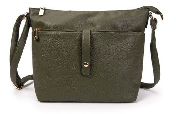 BOLSO BANDOLERA MATERIAL GRABADO 32x24cm