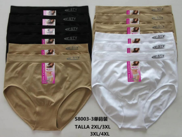 BRAGUITA SRA. LYCRA S/C STV #S8003 XXL-XXXXL (12)