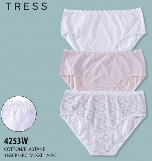 BRAGA SRA. ALGODON TALLE ALTO TRESS #4253 (24)