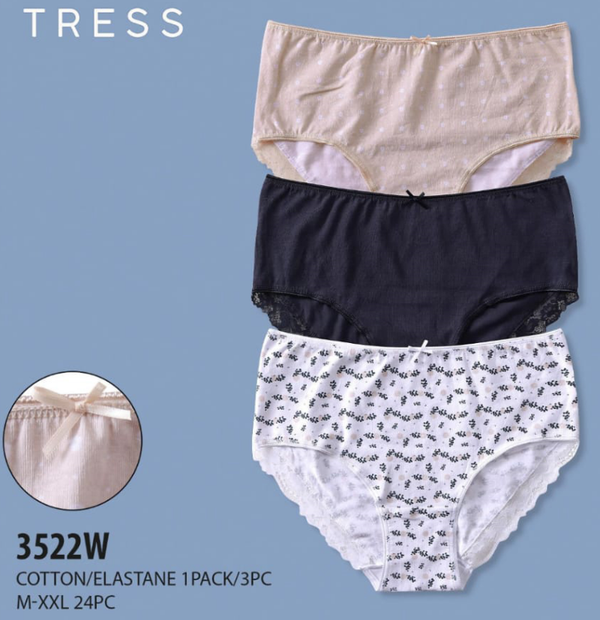 BRAGA SRA. ALGODON TALLE ALTO TRESS #3522 (24)