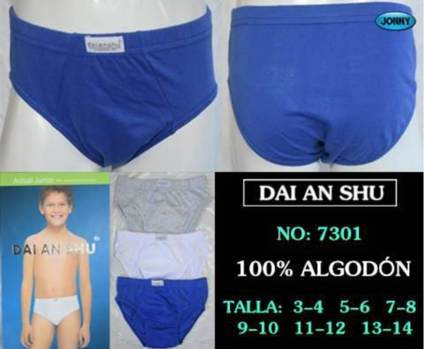 CALZONCILLO INF. SLIP ALGODON CAJA 3ud (8)