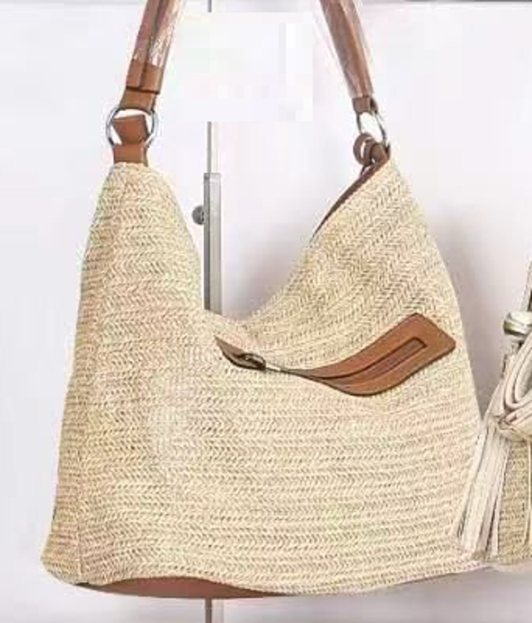 -BOLSO RECTANGULAR RATTAN 34x31cm