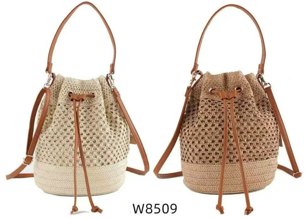 BOLSO BOMBONERA RATTAN 28x30cm
