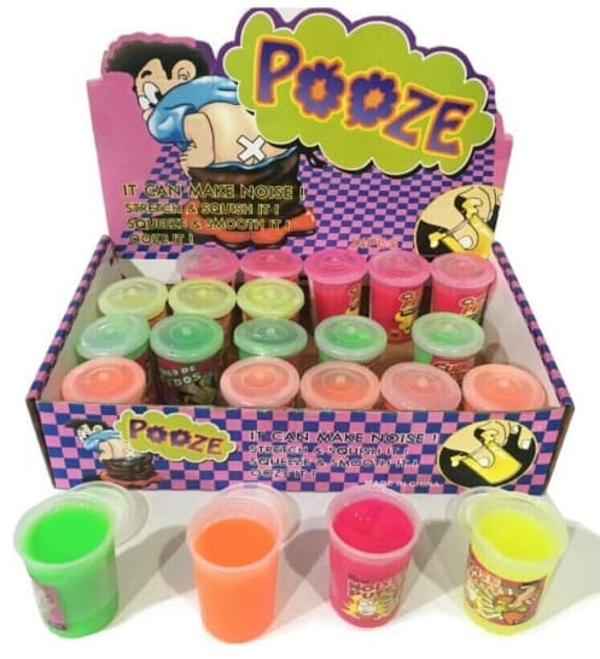 CUBO DE PEDOS COLORES EXPOSITOR (24)