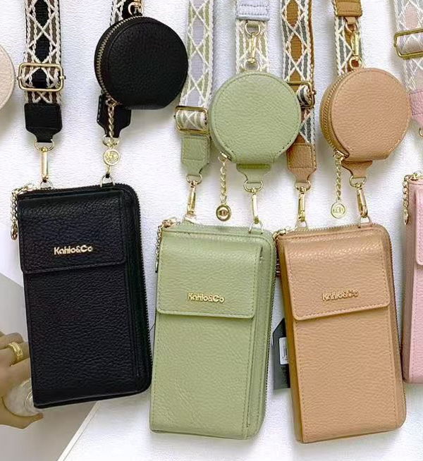 BOLSO PORTA MOVIL+MONEDERO COLORES 19x11cm