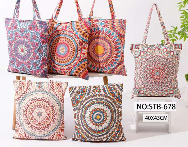 BOLSO TOTE MULTIUSOS ALGODON 40x43cm