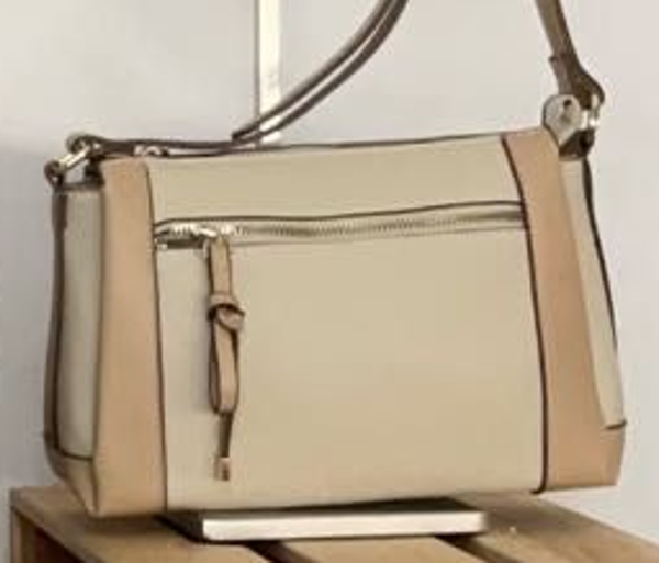 BOLSO RECTANGULAR BICOLOR 27x20cm