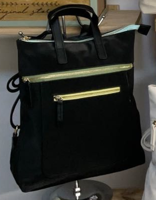 MOCHILA PASEO CREMALLERAS COLOR 32x25cm