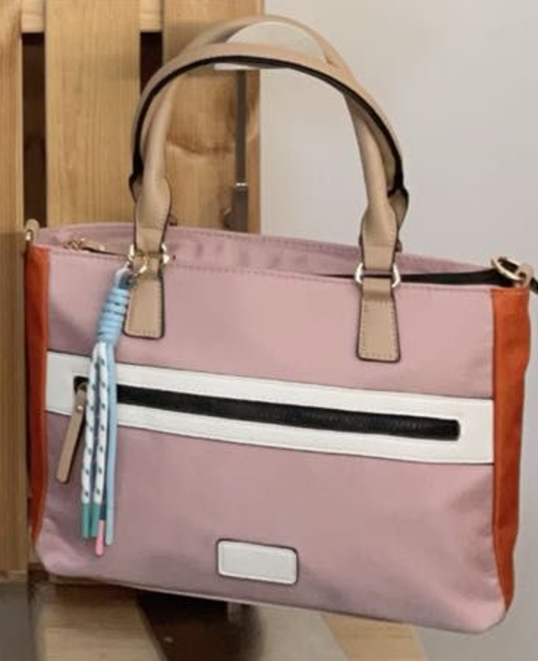 BOLSO MALETA BICOLOR 36x26cm