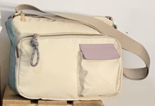 BOLSO MALETA BICOLOR 28x22cm