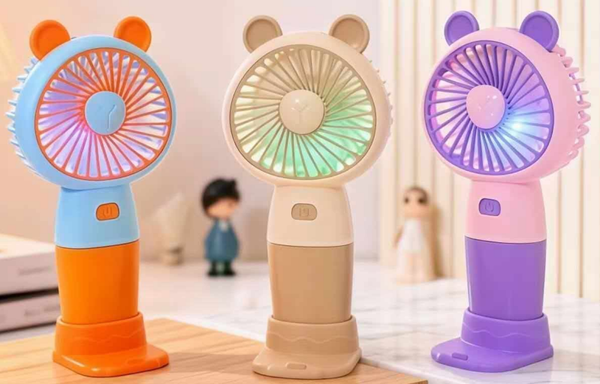 VENTILADOR PORTATIL INF. LUZ USB