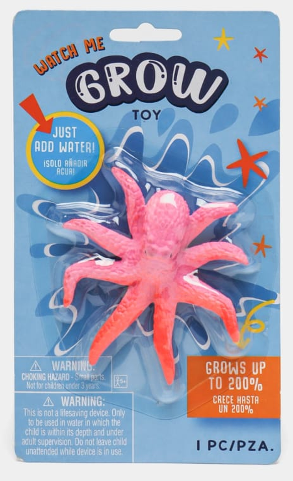 ANIMAL MARINO CRECE CON AGUA BLISTER