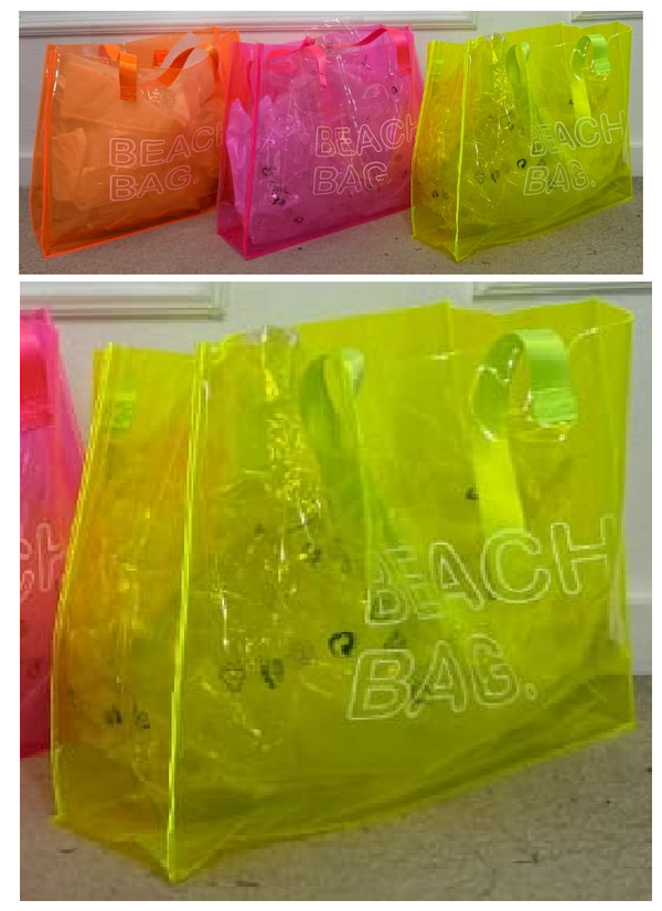 BOLSA PLAYA PP TRANSLUCIDA 43x30cm