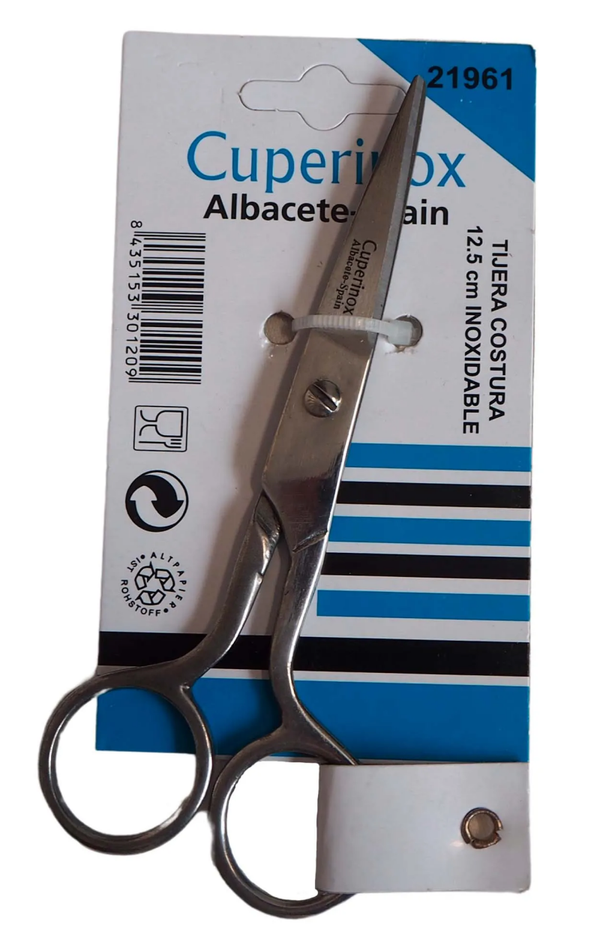 TIJERA COSTURA INOX. 12,5cm CUPERINOX (6)
