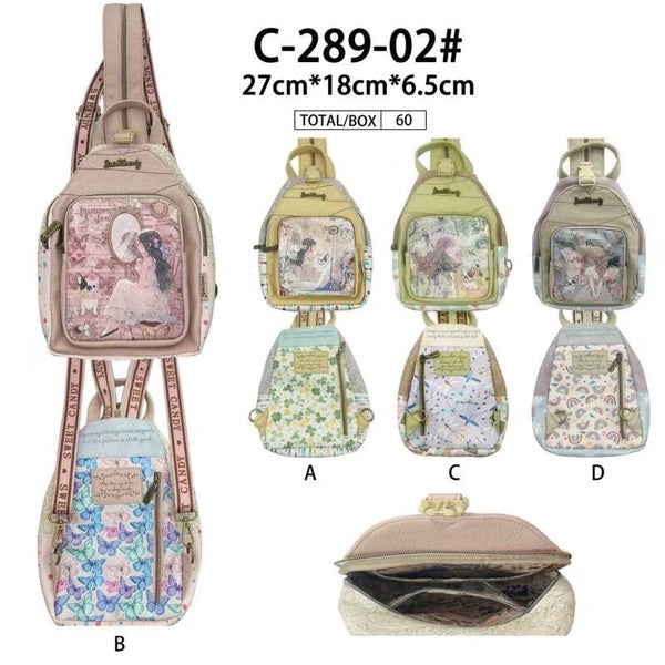 BANDOLERA MATERIAL SWEET CANDY 27x18cm