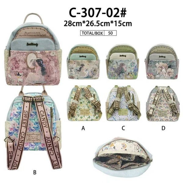 MOCHILA PASEO SWEET CANDY 28x26cm
