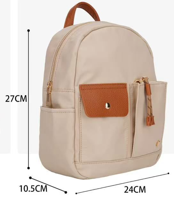 MOCHILA PASEO LISA 2CREMALLERAS 27x24cm
