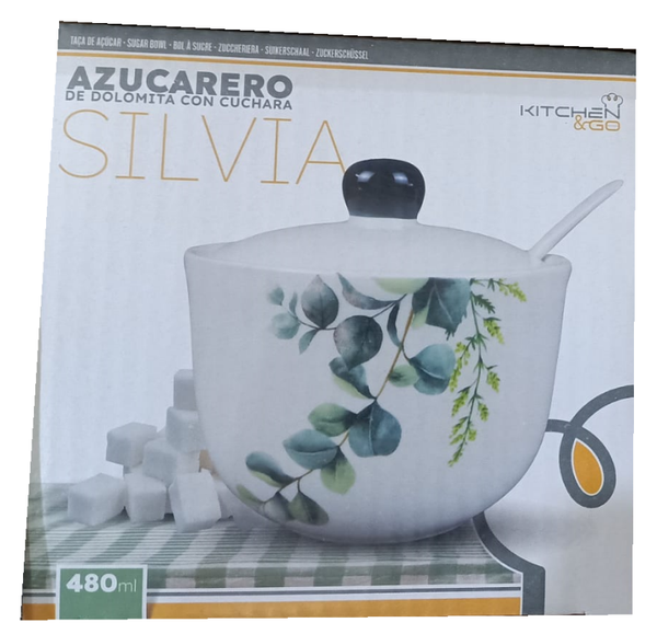 AZUCARERO CERAMICA SILVIA 480ml
