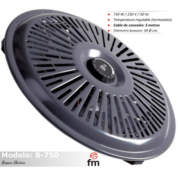 BRASERO FM TERMOSTATO B-750