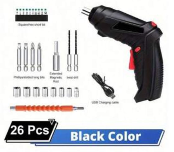 DESTORNILLADOR ELECTRICO BATERIA 26pz