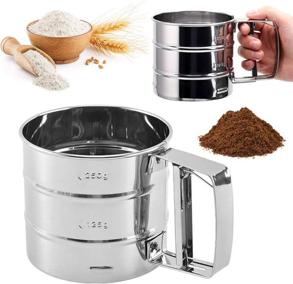 TAZA ACERO INOXIDABLE TAMIZ