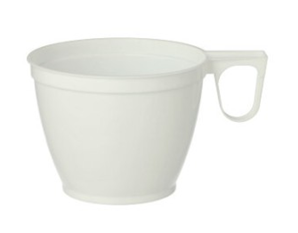 TAZA CAFE PLASTICO REUTILIZABLE 170cc 12ud (12)