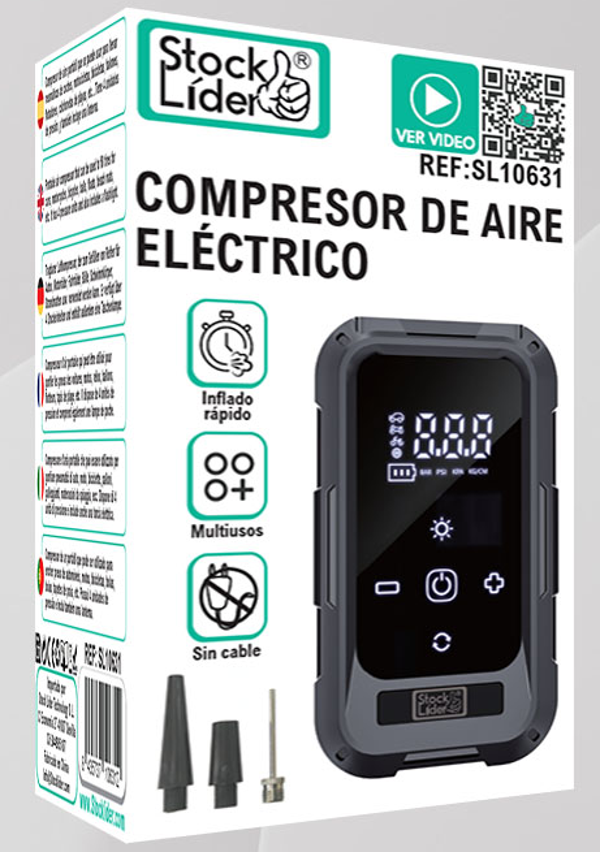 COMPRESOR AIRE ELECTRICO STOCK LIDER SL10631