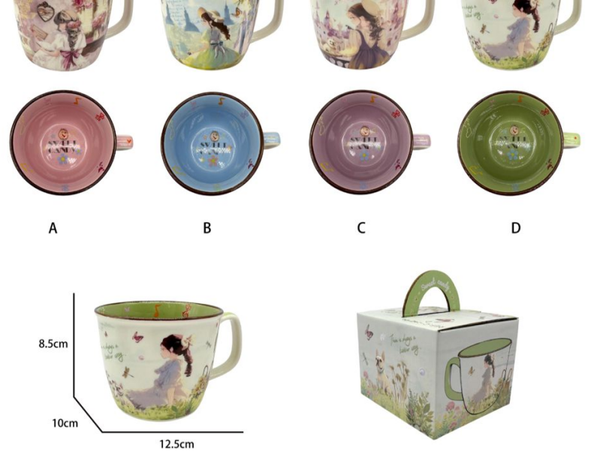 TAZA CERAMICA SWEET CANDY 13x9cm