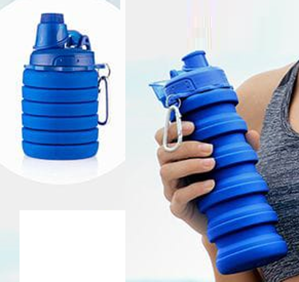 BOTELLA SPORT SILICONA PLEGABLE 1litro