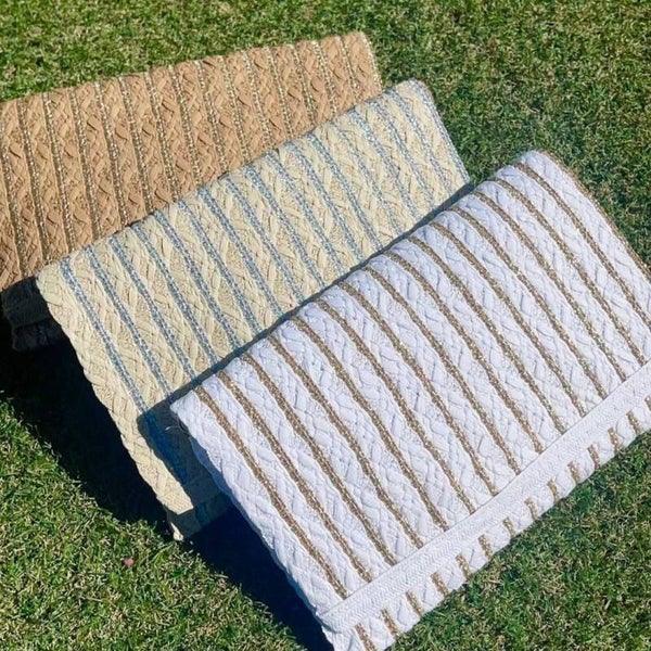 -BOLSO CARTERA RATTAN COLORES 25x16cm