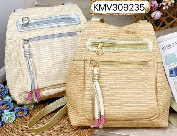 -MOCHILA PASEO RATTAN LISA 29x21cm