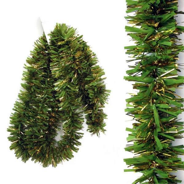 BOA NAVIDAD VERDE/DORADA 2m (10)
