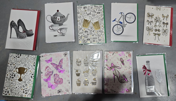 TARJETA FELICITACION CUMPLEAÑOS 12x18cm