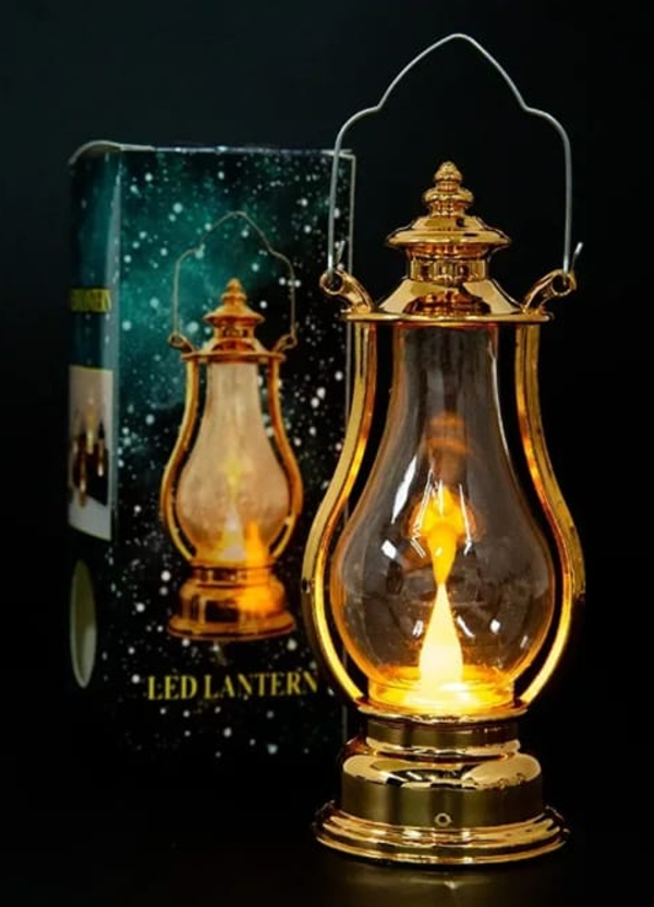 LAMPARA QUINQUE LED PILAS 18cm