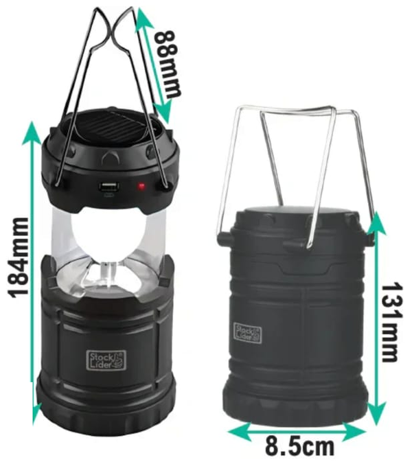 FAROL CAMPING LED PILAS