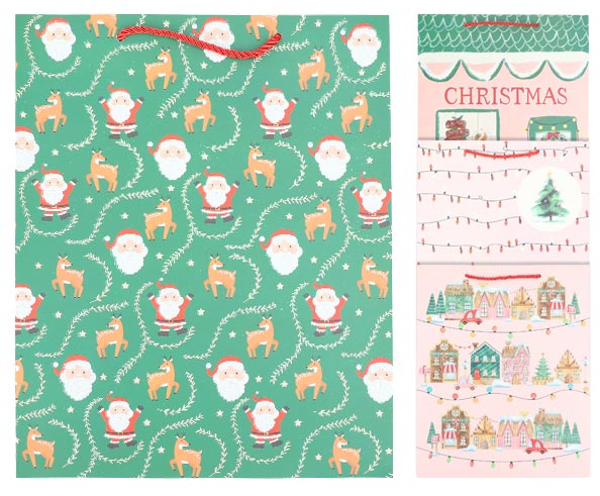 BOLSA REGALO NAVIDAD BOMBILLAS (12)