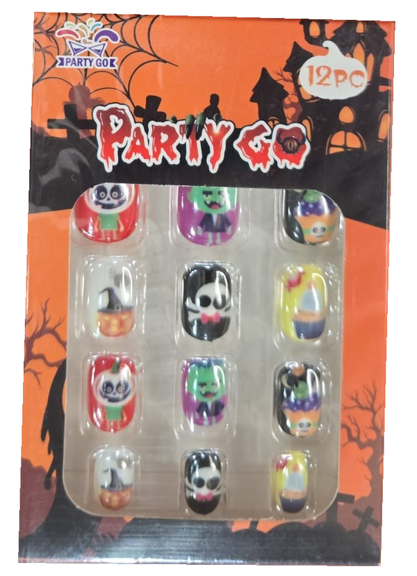 UÑAS POSTIZAS HALLOWEEN