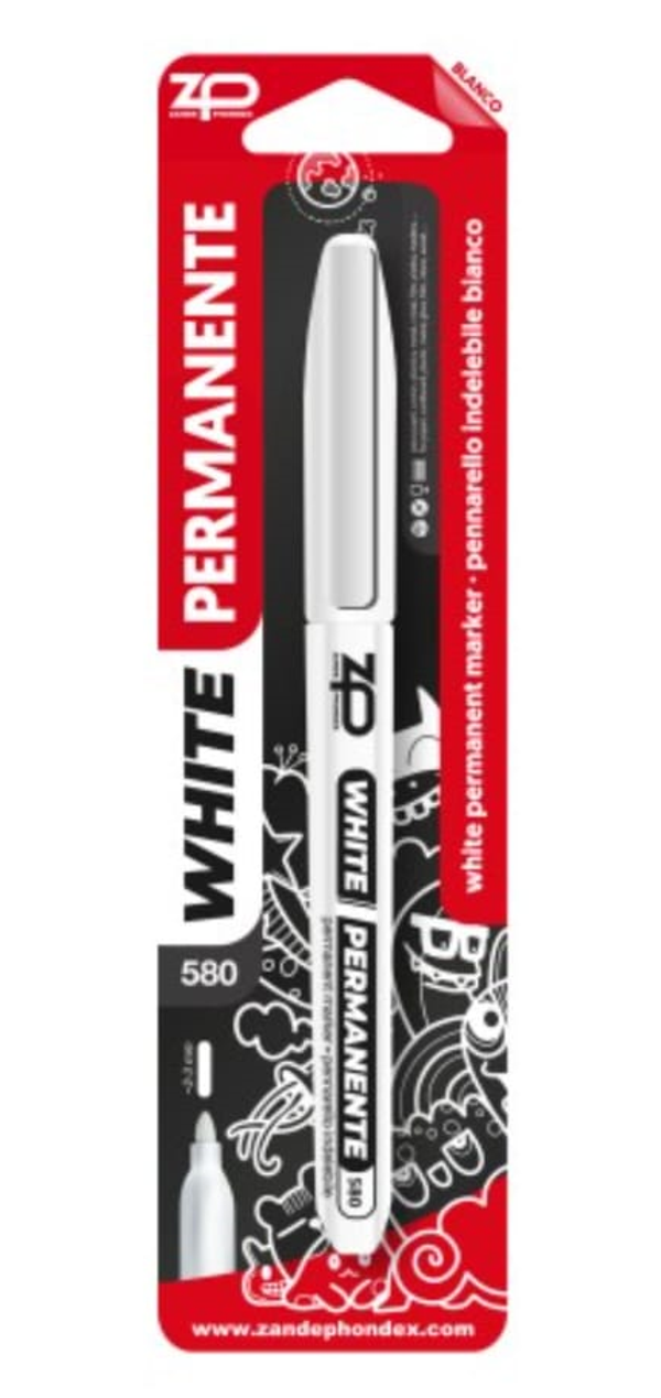 ROTULADOR PERMANENTE BLANCO (18)