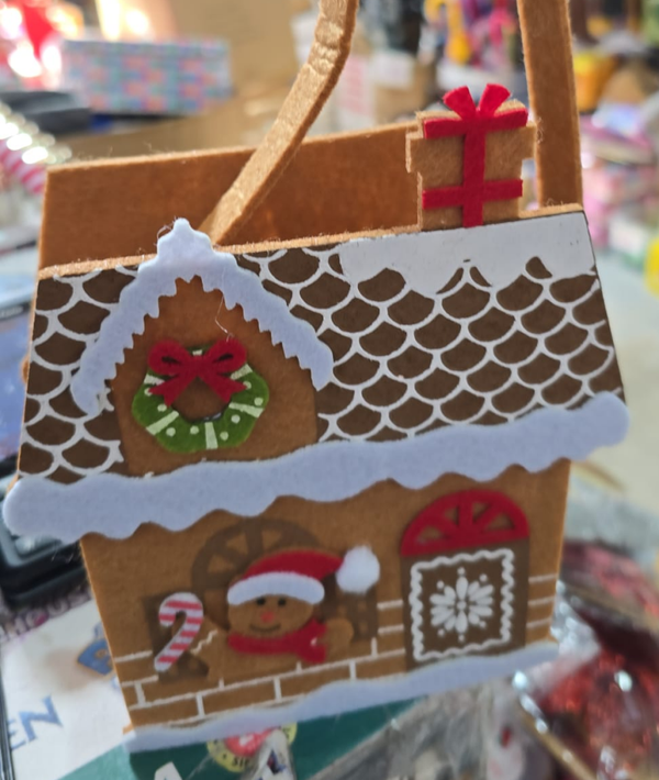 CESTA FIELTRO NAVIDAD